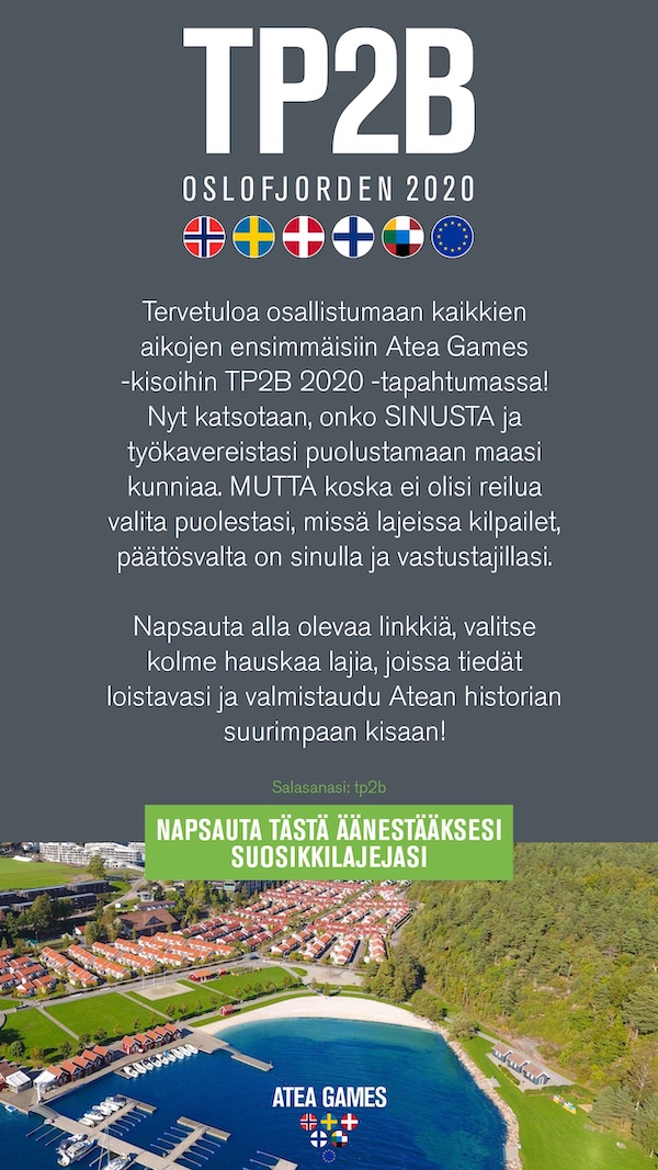 Atea Games 2020 Finland