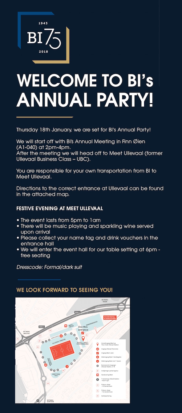 BI´s ANNUAL PARTY 2018