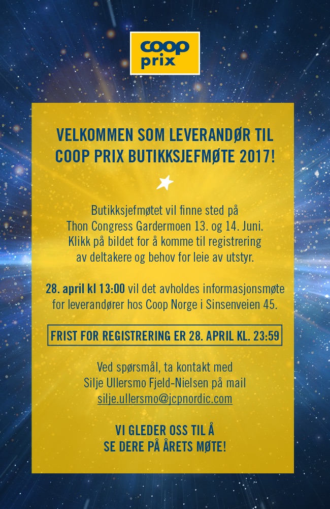 Leverandør Invitasjon