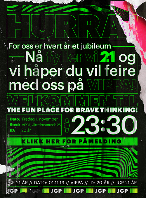 JCP Jubileum 21år - Vippa