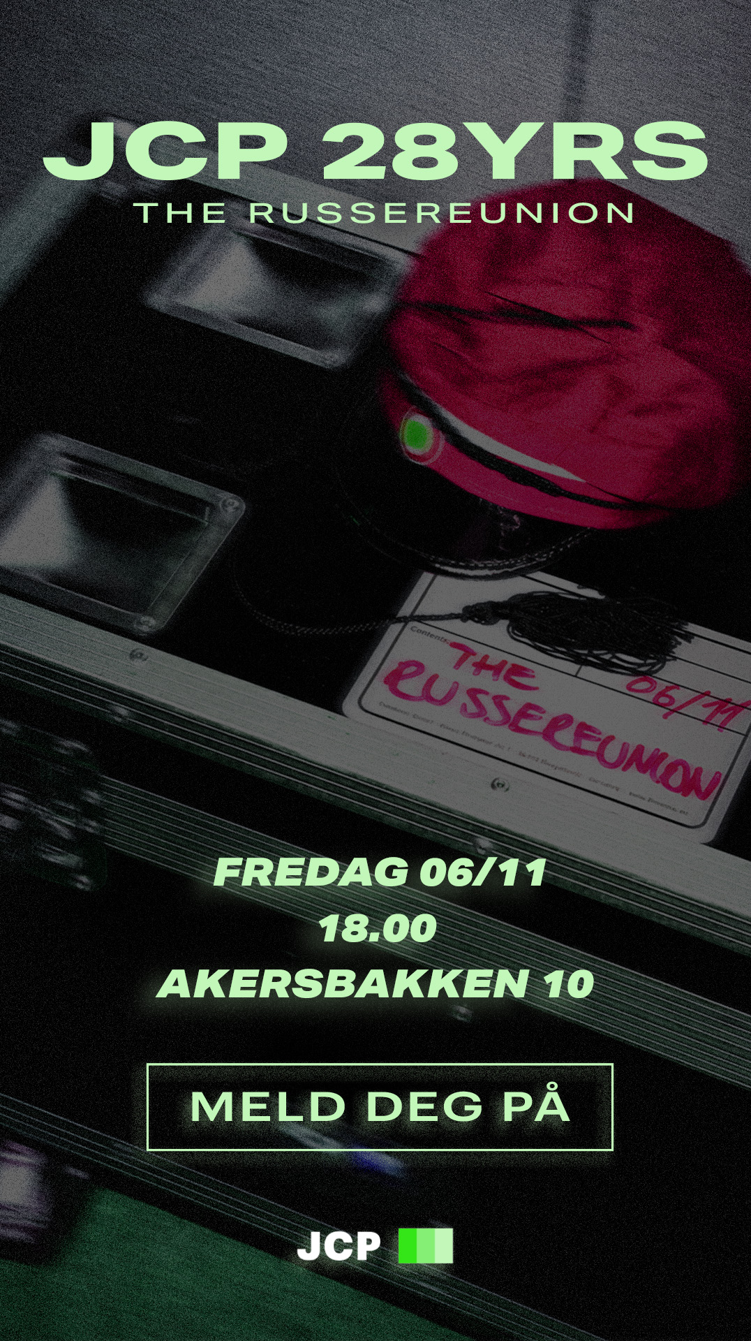 Invitasjon til JCP 28YRS Kl.18:00