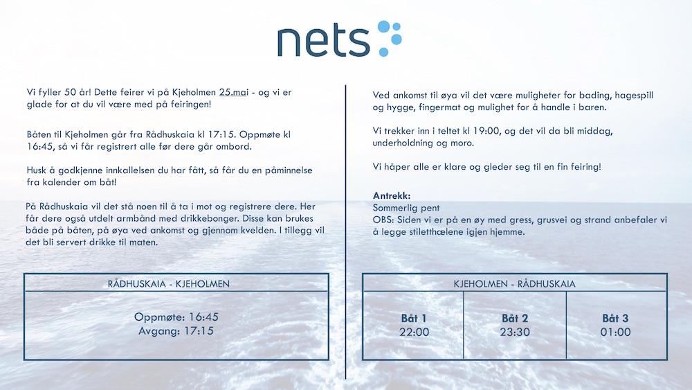 Nets Informasjonsbrev