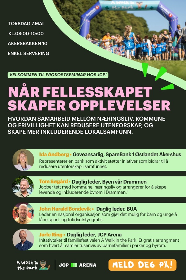 N&aring;r fellesskapet skaper opplevelser