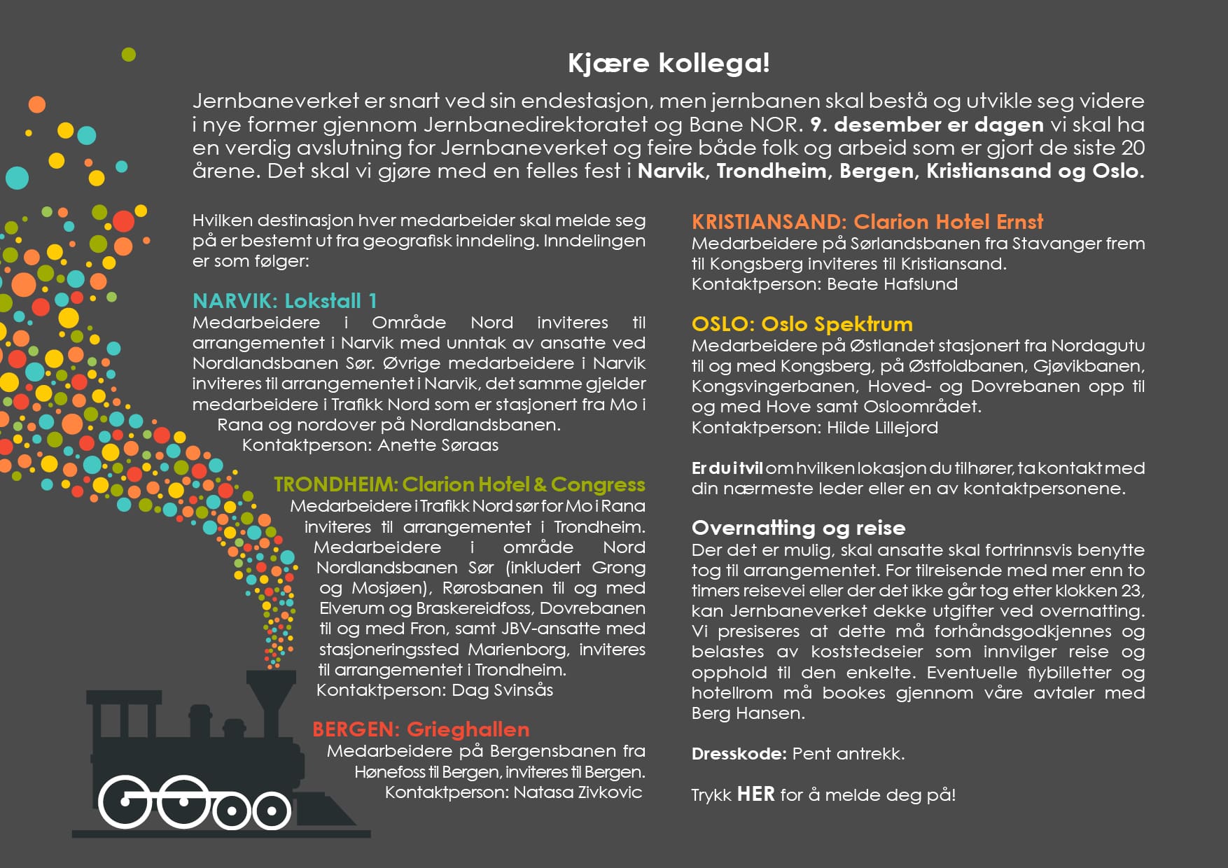 Invitasjon til JBV Fest