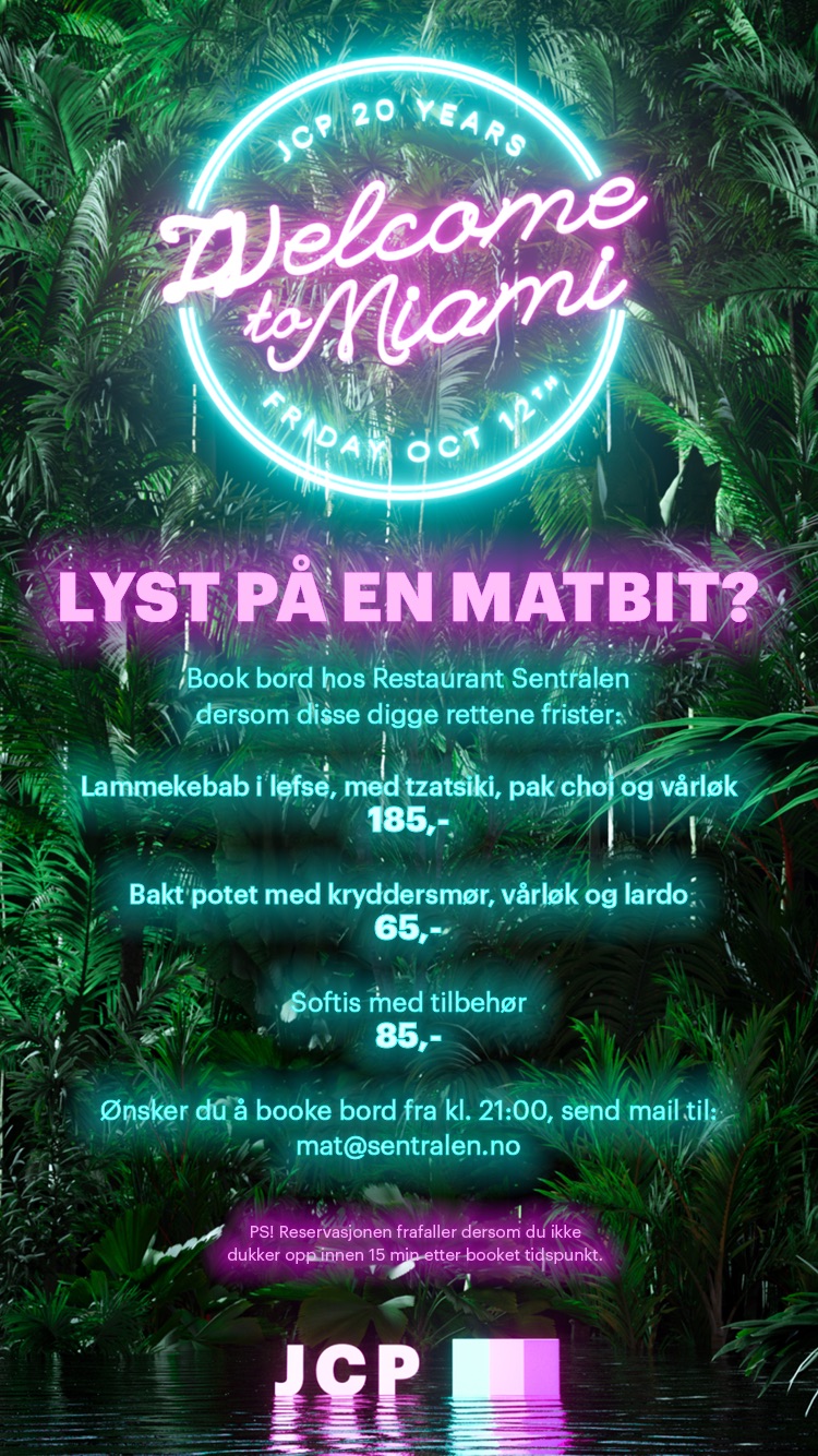 JCP 20-års jubileum - Lyst på en mat bit? 