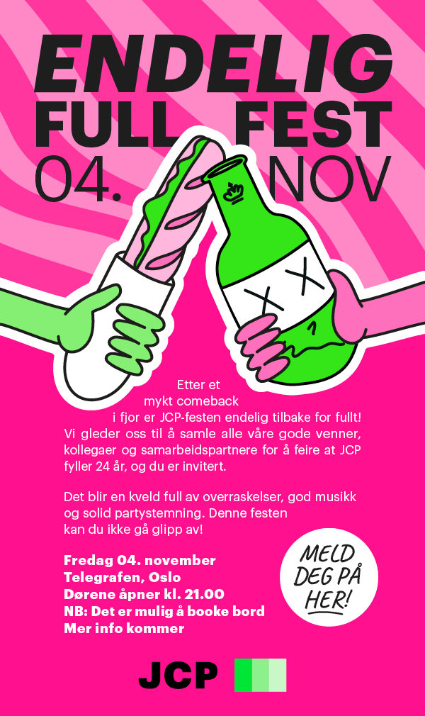 JCP 24 år - Telegrafen