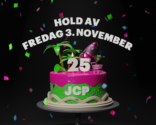 JCP 25 år - Hold av dagen!