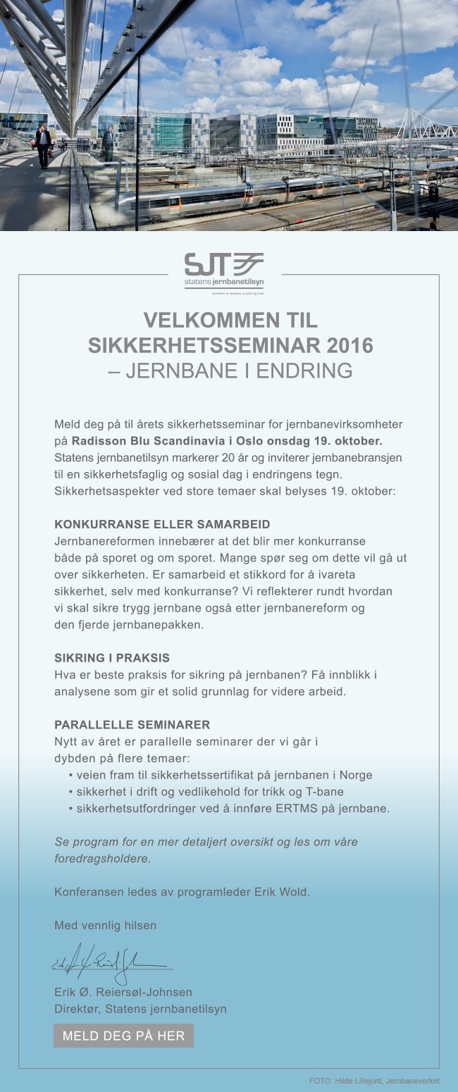 Sikkerhetsseminar 2016